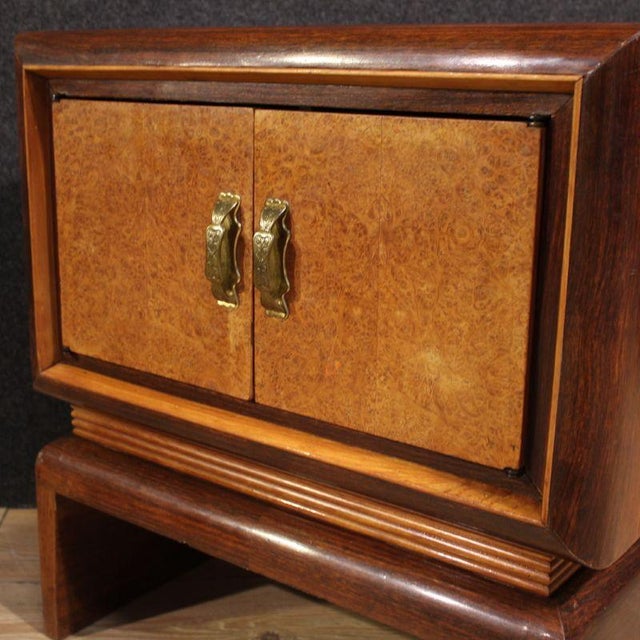 20th Century Italian Bedside Tables, 1950, Set of 2 For Sale - Image 9 of 13