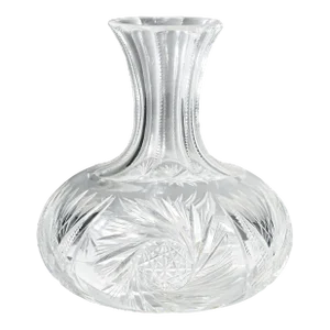 Mid 20th Century Cut Crystal Decanter or Vase
