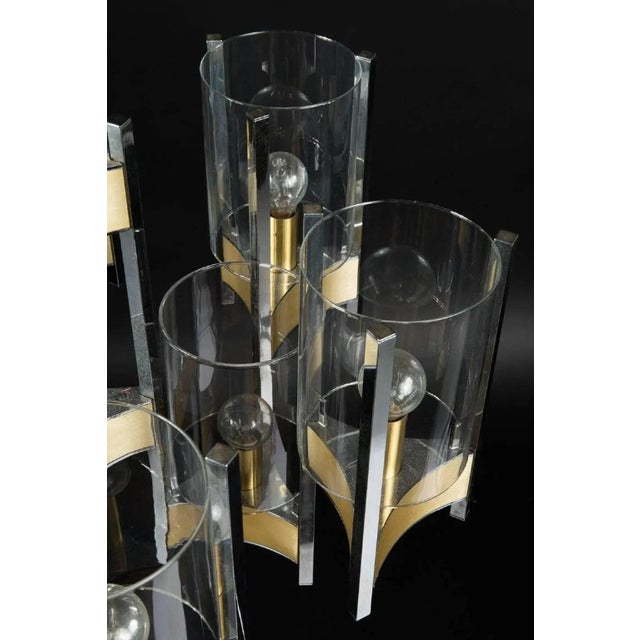 1960s Mid-Century Hurricane Chandelier by Gaetano Sciolari For Sale - Image 5 of 12