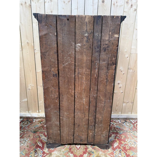 Brown Tall English Chest of Drawers For Sale - Image 8 of 9