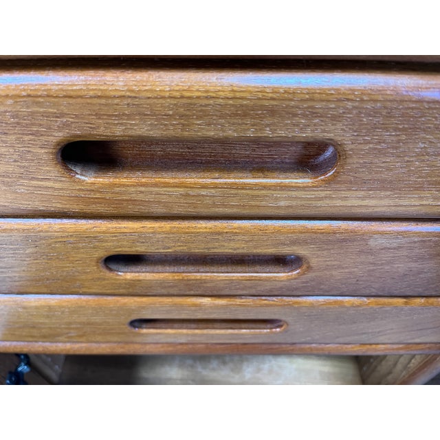 Wood Mid-Century Scandinavian Sideboard attributed to Dyrlund, 1960s For Sale - Image 7 of 13