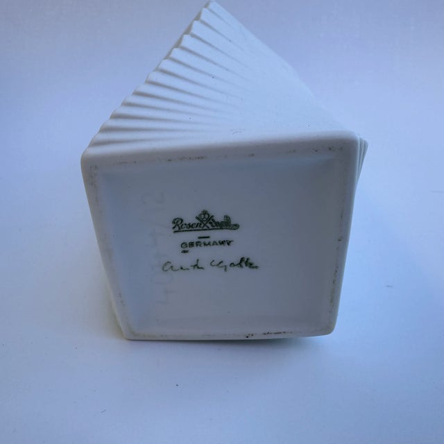 1980s Turnus Vase by Christa Häusler Goltz for Rosenthal Studio Linie, 1989 For Sale - Image 5 of 5