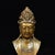 Vintage Gilt Bronze Guanyin Bust | Chinese Buddhist Altar Sculpture With Crowned Amitabha For Sale - Image 9 of 10