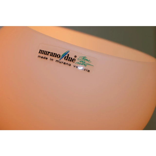 Rose Modern Murano Rose Glass Wall Lamp For Sale - Image 8 of 13