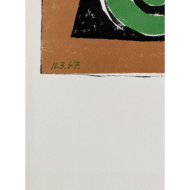 1950s Pablo Picasso, Composition en Troi Couleurs, 1957, Lithograph For Sale - Image 5 of 9