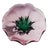 Murano Style Sommerso Art Glass Ruffled Centerpiece Bowl Pink Green 20" For Sale - Image 4 of 17