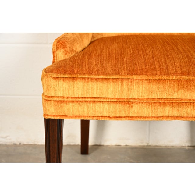 Kittinger Regency Carved Mahogany Armchairs, Pair For Sale - Image 9 of 13