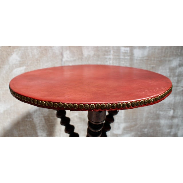 Victorian Bobbin Turned Beech Gypsy Table, 1880 For Sale - Image 3 of 9