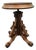 Wooden Piano Stool With Intricate Base and Adjustable Height For Sale