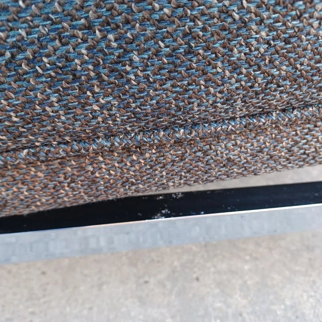 Gray Mid Century Modern Knoll Armless Lounge Chair For Sale - Image 8 of 10