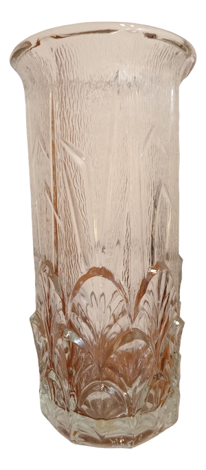 Clear Glass Vase, 1970s