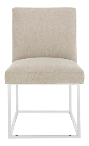 Velvet Side Chair in Hemingway Silver