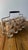 Mid 20th Century Mid-Century Modern Libby “Golden Foliage”Frosted Highball Glasses and Caddy Set of 8 For Sale - Image 5 of 11