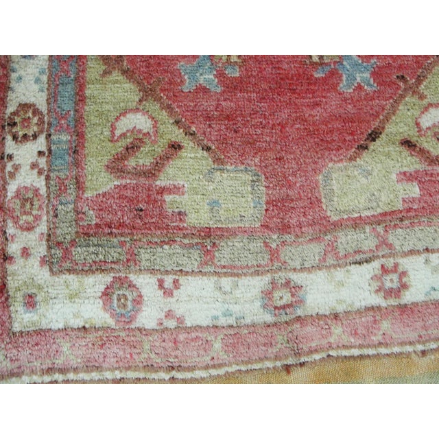 Turkish Antique Turkish Oushak Rug, Western Anatolia, Circa 1900–1920 For Sale - Image 3 of 6