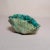 Late 20th Century Contemporary Handbuilt Raku-Fired Ceramic Bowl With Turquoise & Verdigris Glaze For Sale - Image 4 of 10