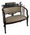 Vintage Victorian-Style Mahogany Upholstered Settee For Sale