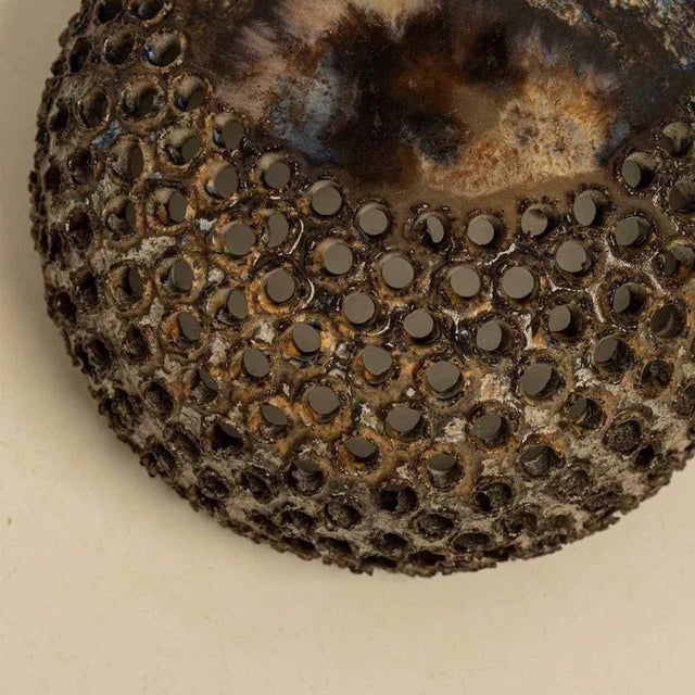 Danish Ceramic Wall Light in the style of Axella, 1970 For Sale - Image 3 of 11