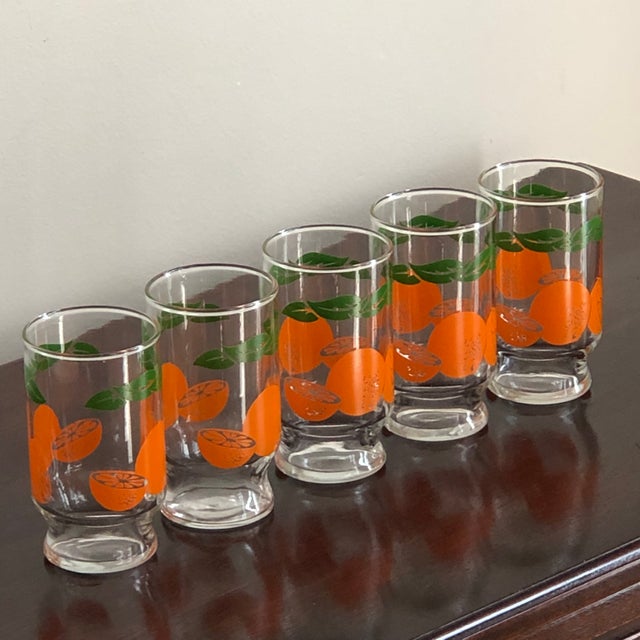Midcentury Anchor Hocking Juice Glasses — Set of 5 Chairish