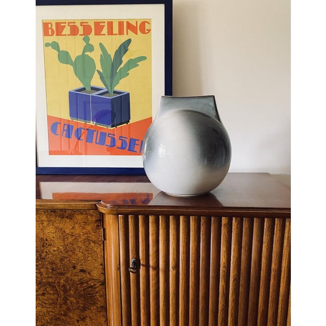Mid-Century Modern Spherical Sandstone Vase by Franco Bucci, Italy, 1970 For Sale - Image 6 of 18