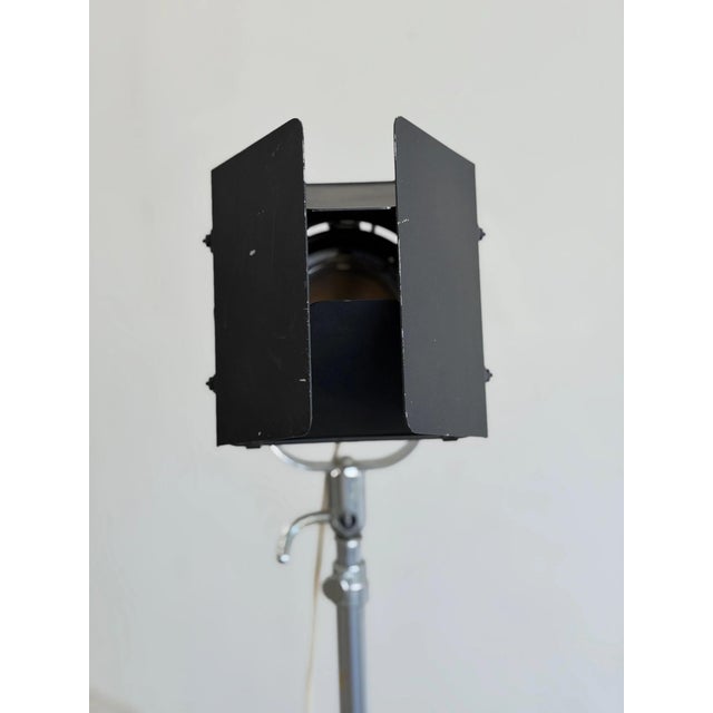 Vintage Berkey Film Spotlight Floor Lamp For Sale - Image 10 of 12