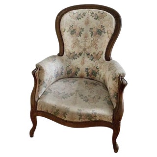 French Louis Philippe Bergere Armchair, 19th Century For Sale