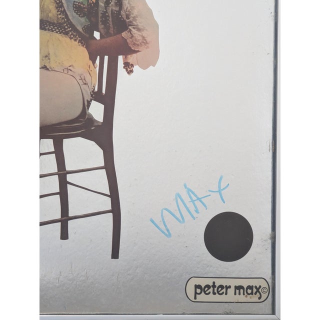 Printmaking Materials Peter Max Signed Lithograph on Foil Movie Poster for Musical Western "Paint Your Wagon", 1969 For Sale - Image 7 of 11