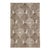 Brown and Ivory Designed Transitional Hand Loom Wool Rug For Sale
