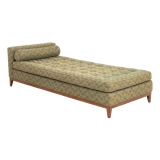 Danish Modern Teak Upholstered Daybed For Sale