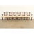 A gorgeous set of six Federal or Hepplewhite style dining chairs In the manner of Kindel Furniture USA, Circa 1980s Carved...