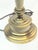 Brass Vintage Stiffel Hollywood Regency Brass & Ivory Enamel Pineapple Table Lamp No For Sale - Image 8 of 13