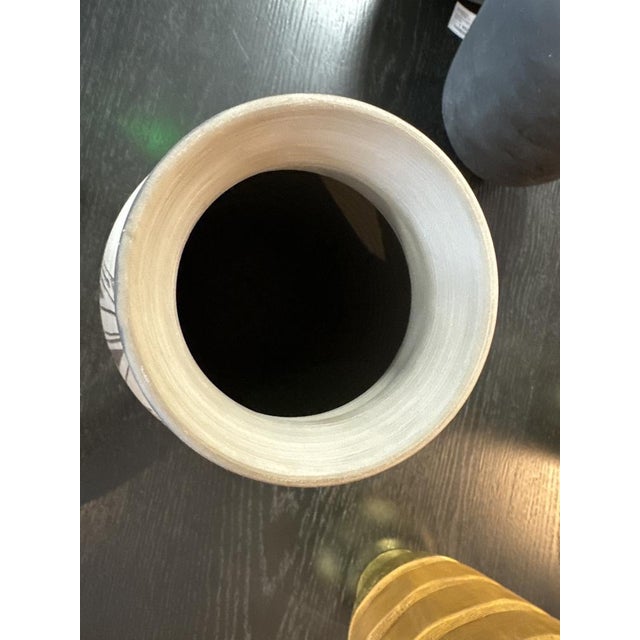 Large Ceramic Vase by Elevio Arnanz, 1995, in Very Good conditions. Designed 1990 to 1999 This piece has an attribution...