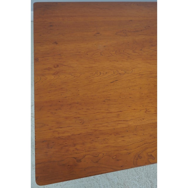 Brown Robert Bergelin Hand Crafted Cherry Farm Table For Sale - Image 8 of 12