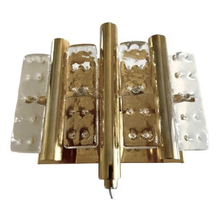 Mid-Century Modern Swedish Crystal Wall Sconce from Orrefors, 1960 For Sale