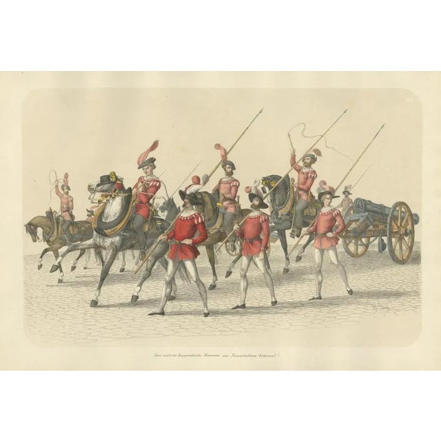 Gold Swiss Victory Parade, 1855, Paper For Sale - Image 8 of 10