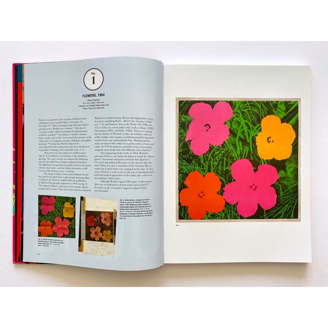 Mid-Century Modern " Andy Warhol : The Complete Commissioned Posters 1964-1987 " Catalogue Raisonne First Edition Large Hardcover Pop Art Book For Sale - Image 3 of 12
