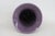 Mid-Century Modern Deep Purple Vase Two Tone Vintage Ceramic Flower Display Container 4749b For Sale - Image 3 of 8