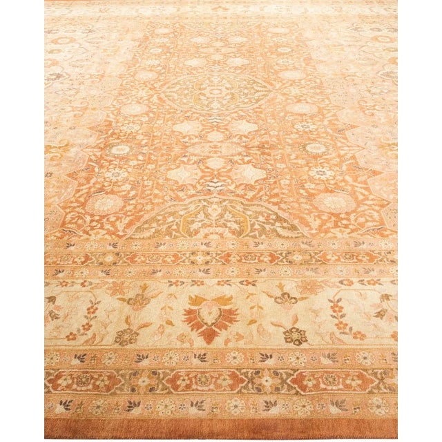 Mogul Collection Hand-Knotted Area Rug - Brown 12' 1" x 17' 5" For Sale - Image 4 of 9