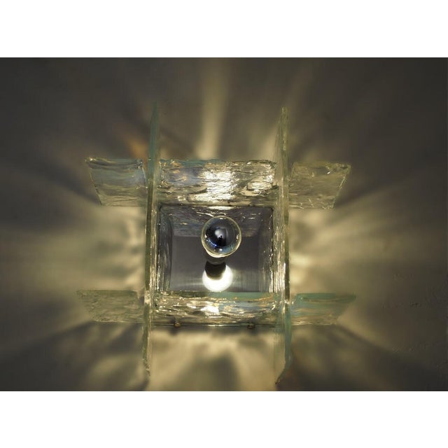 Vintage Ceiling Light by A.V. Mazzega, Italy, 1970s For Sale - Image 6 of 12