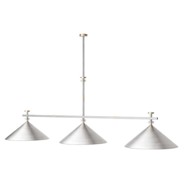 Julia Pendant Lamp in Brass and Aluminium by Marine Breynaert For Sale - Image 6 of 6