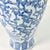 1980s Vintage Chinoiserie Boho Chic Hollywood Regency Light Blue & White Vase For Sale - Image 10 of 11