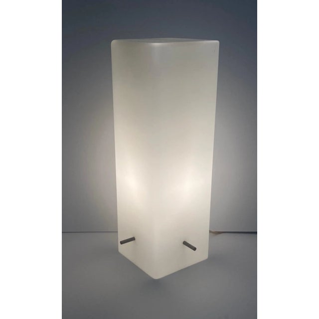 1960s 1960s Paul Mayen for Habitat Glass Column Lamp For Sale - Image 5 of 10