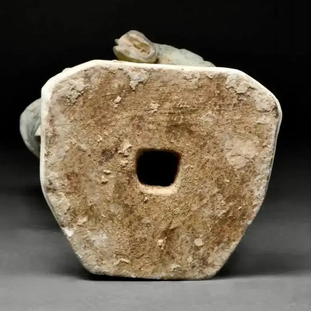 15th Century & Earlier Antique Tang Dynasty Museum Quality Tl Tested Terracotta Fat Lady Figure For Sale - Image 5 of 9