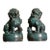 Pair of Vintage Chinese Bronze Guardian Lions – "Eastern Awakening Lion" Palace Foo Dogs For Sale