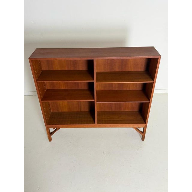 Brown China Bookcase by Børge Mogensen for FDB, 1960s For Sale - Image 8 of 10