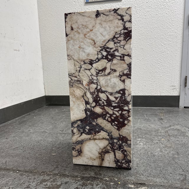 Audo Copenhagen Plinth Marble Pedestal For Sale - Image 10 of 12