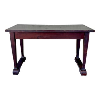 Vintage 20th Century Mahogany Wood Piano Bench With Storage For Sale