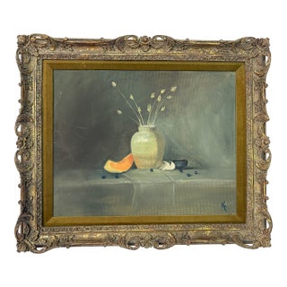 Signed and Framed Original Painting on Canvas by Karen Reinhart (American, 1938-2023) For Sale