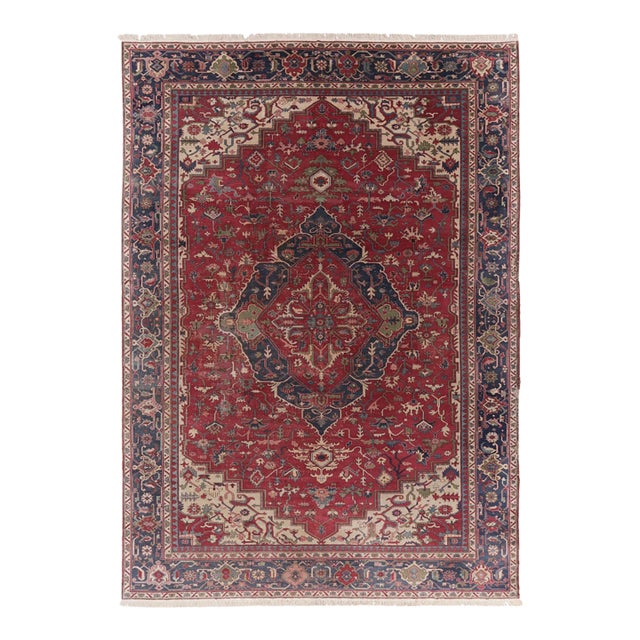 Oversized Vintage Turkish Anatolian Floral Medallion Wool Rug by Rug & Kilim, 1950-1959 For Sale
