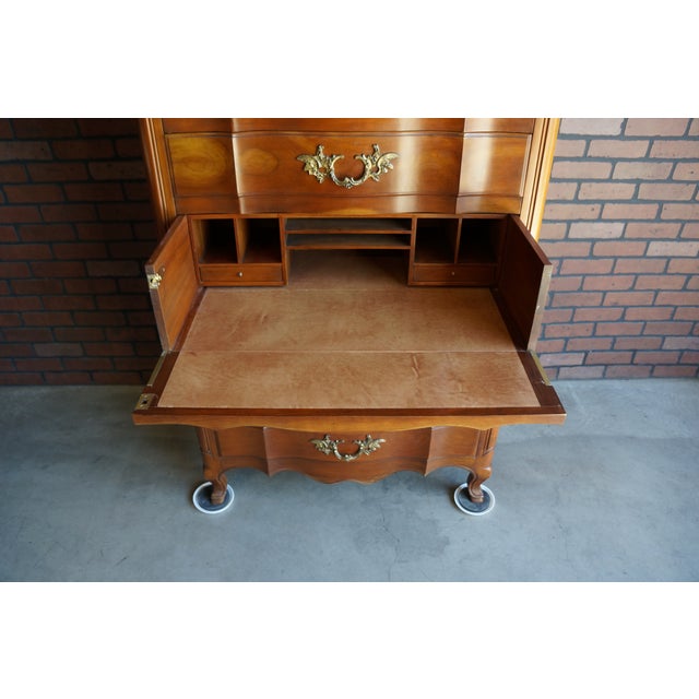 Highboy Dresser ~ Secretary Desk For Sale - Image 10 of 12