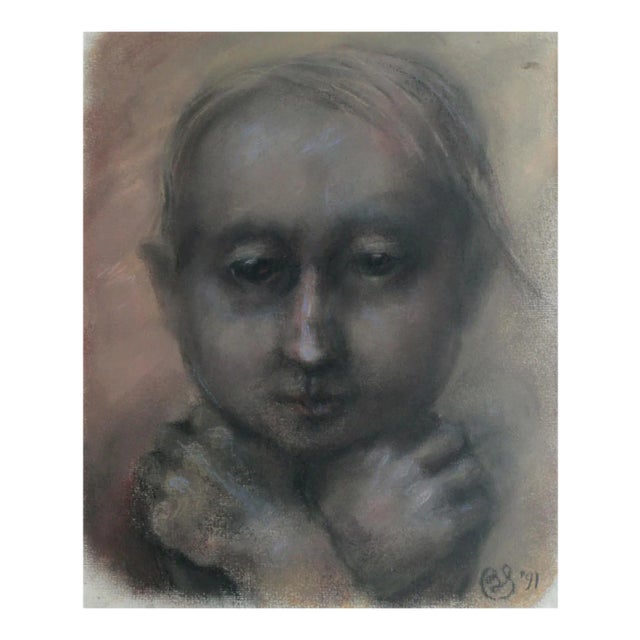 Barbara Dyoniziak-Stuss, Thoughtful, 1991 For Sale